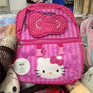 Pink Hello Kitty Bow backpack